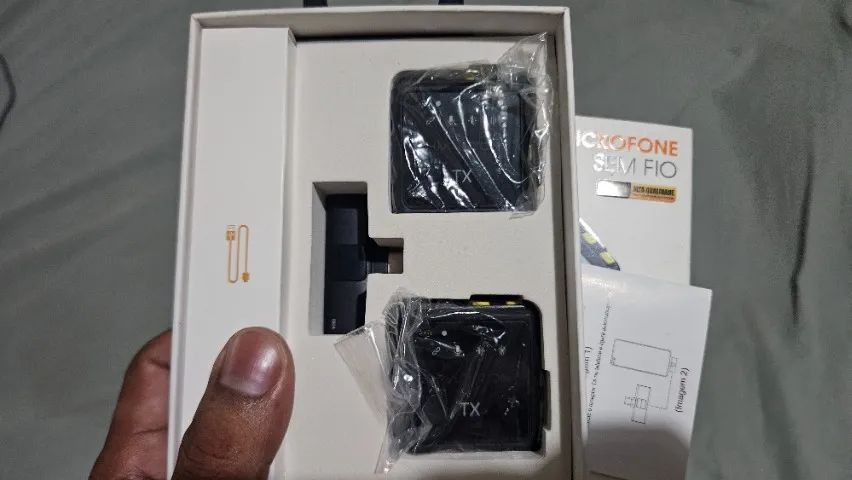 Microfone para celular com entrada USB-C - Foto 2