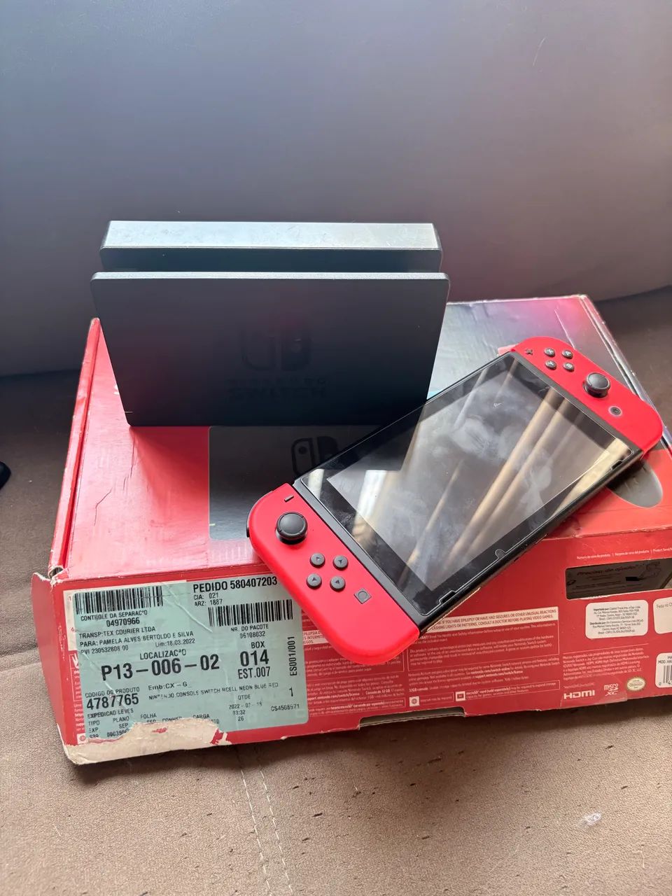 Nintendo Switch V2 Desbloqueado 256gb