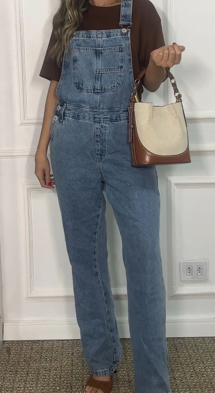 Jardineira Jeans - Foto 2