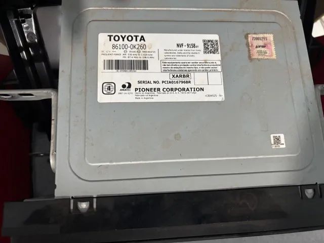Multimídia Toyota Pioneer 86100-0K260 NVF-9158zt - Peças para