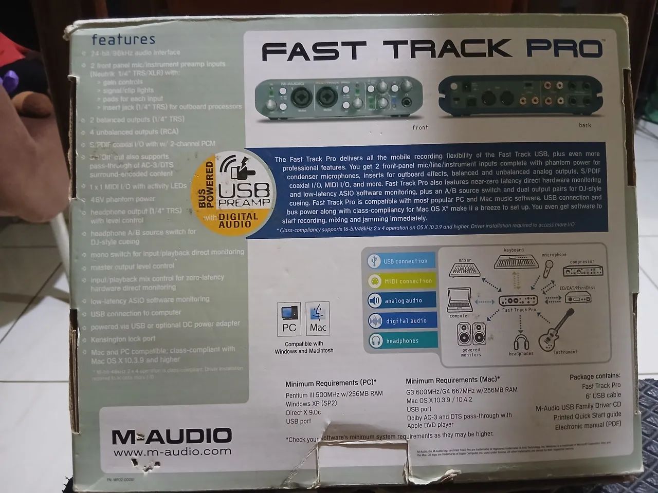 Interface M.Audio Fast Track Pro 4X4  - Foto 3