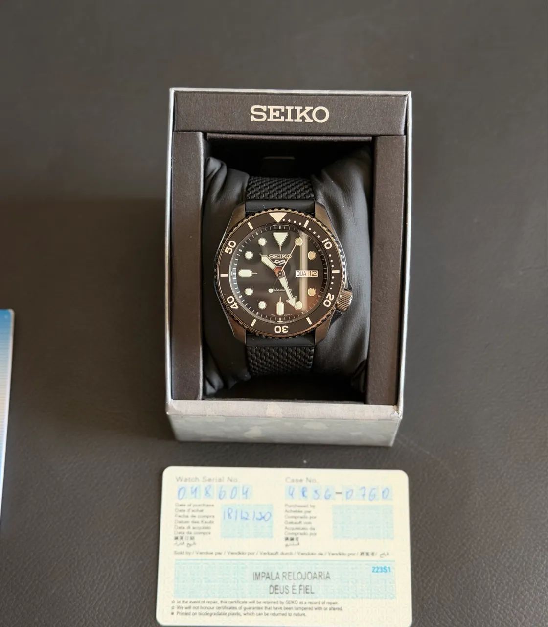 Seiko 5 Sports Black - SRPD65K2 - Foto 4