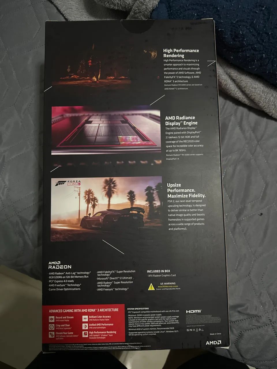 Placa de vídeo Rx7600 Triple Fan XFX - Foto 4