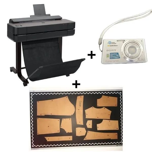 Plotter HP T650 de 91 Centimetros + Quadro Audaces Digiflash + Camera Digital + PC wind XP
