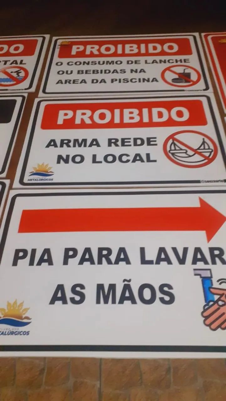 placa de sinalização  - Foto 5