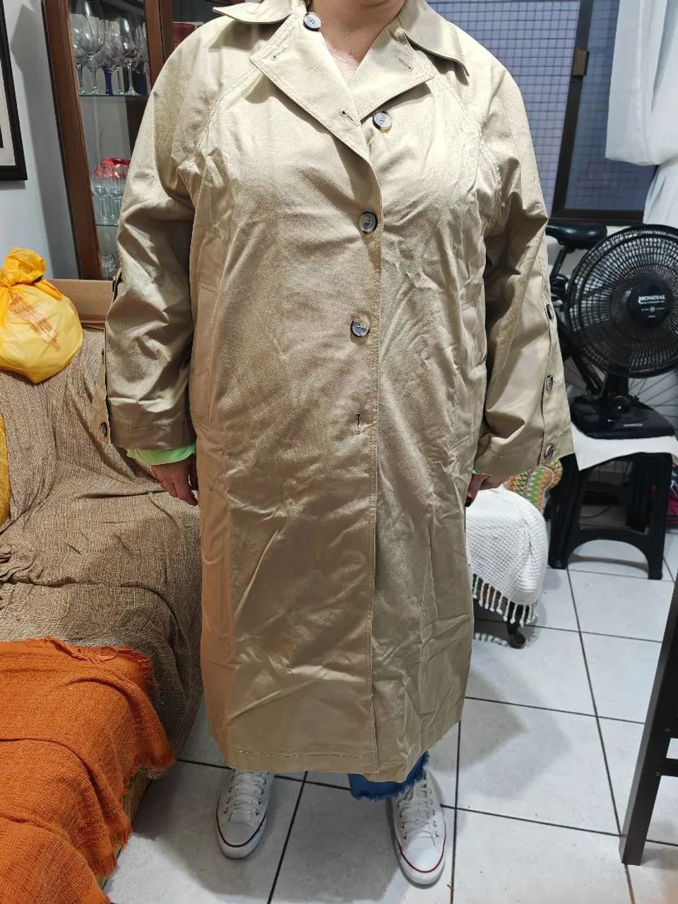 Vendo capa de gabardine da zara. - Foto 4