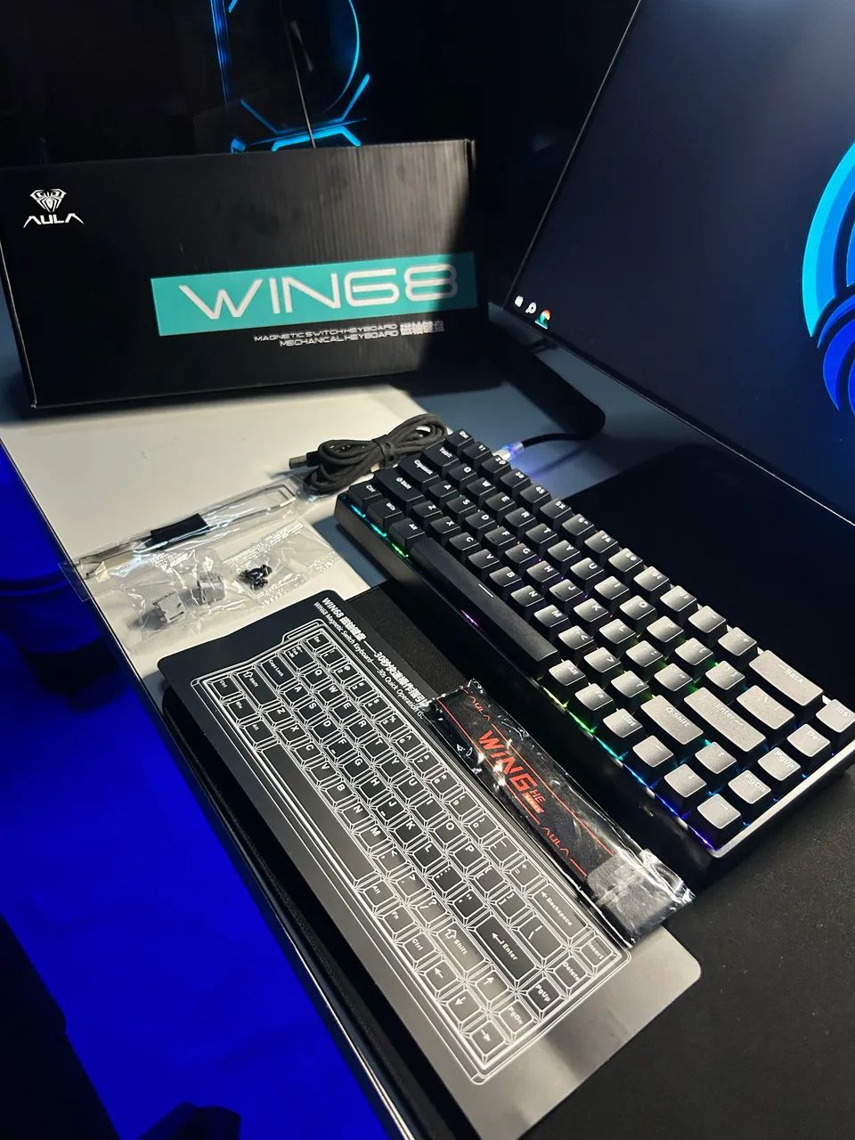 TECLADO MAGNÉTICO AULA WIN68 he 
