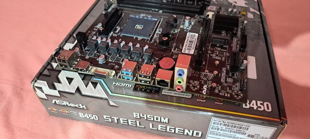 placa mae a320m semi nova pra vender logo - Foto 2