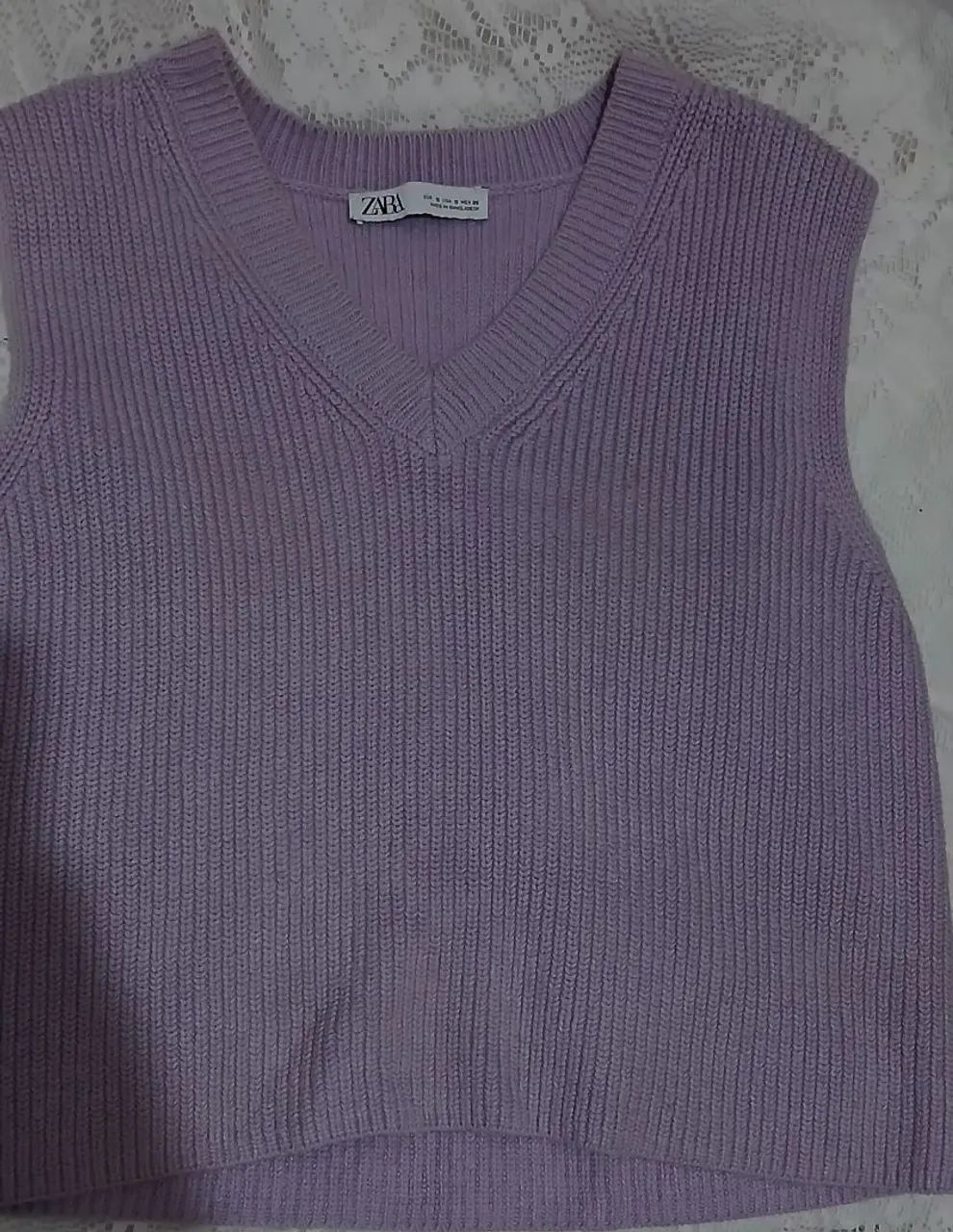 Colete roxo Zara