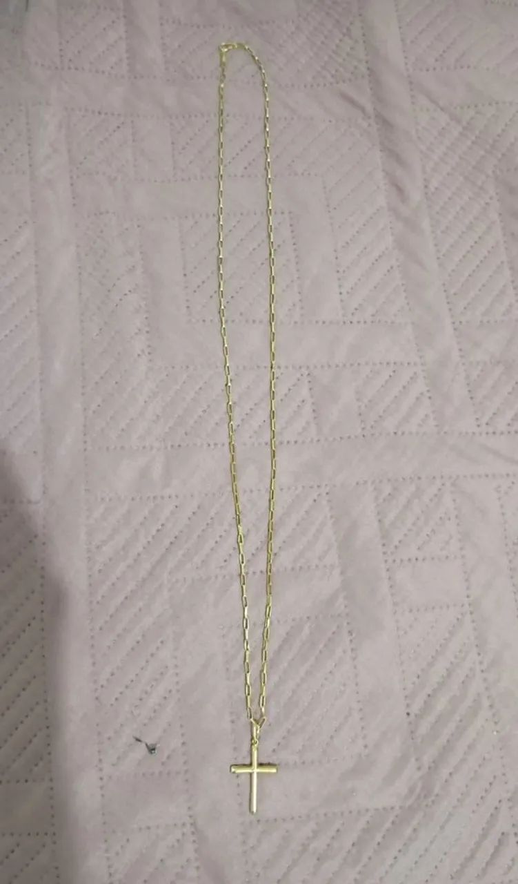 COLAR EM OURO 18K 70cm 4,7g - Foto 2