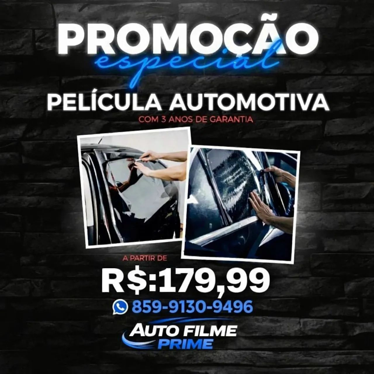 Fumê Automotivo e Residencial 