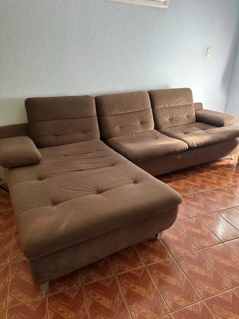 Sofá com chaise  - Foto 4