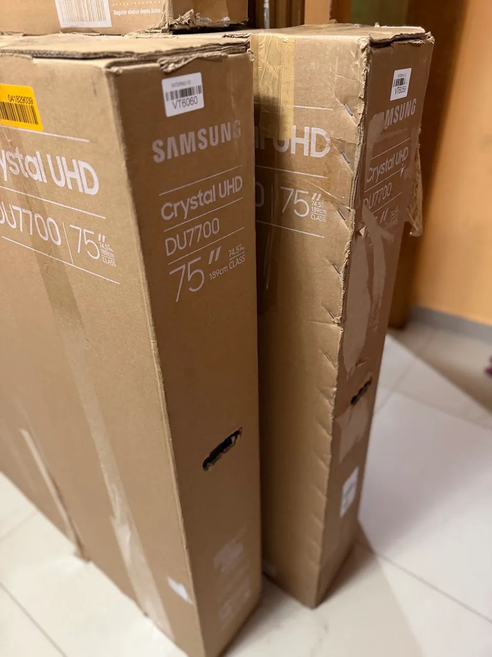 TVs smart 75 polegadas Samsung na caixa modelo novo com x Box integrado 