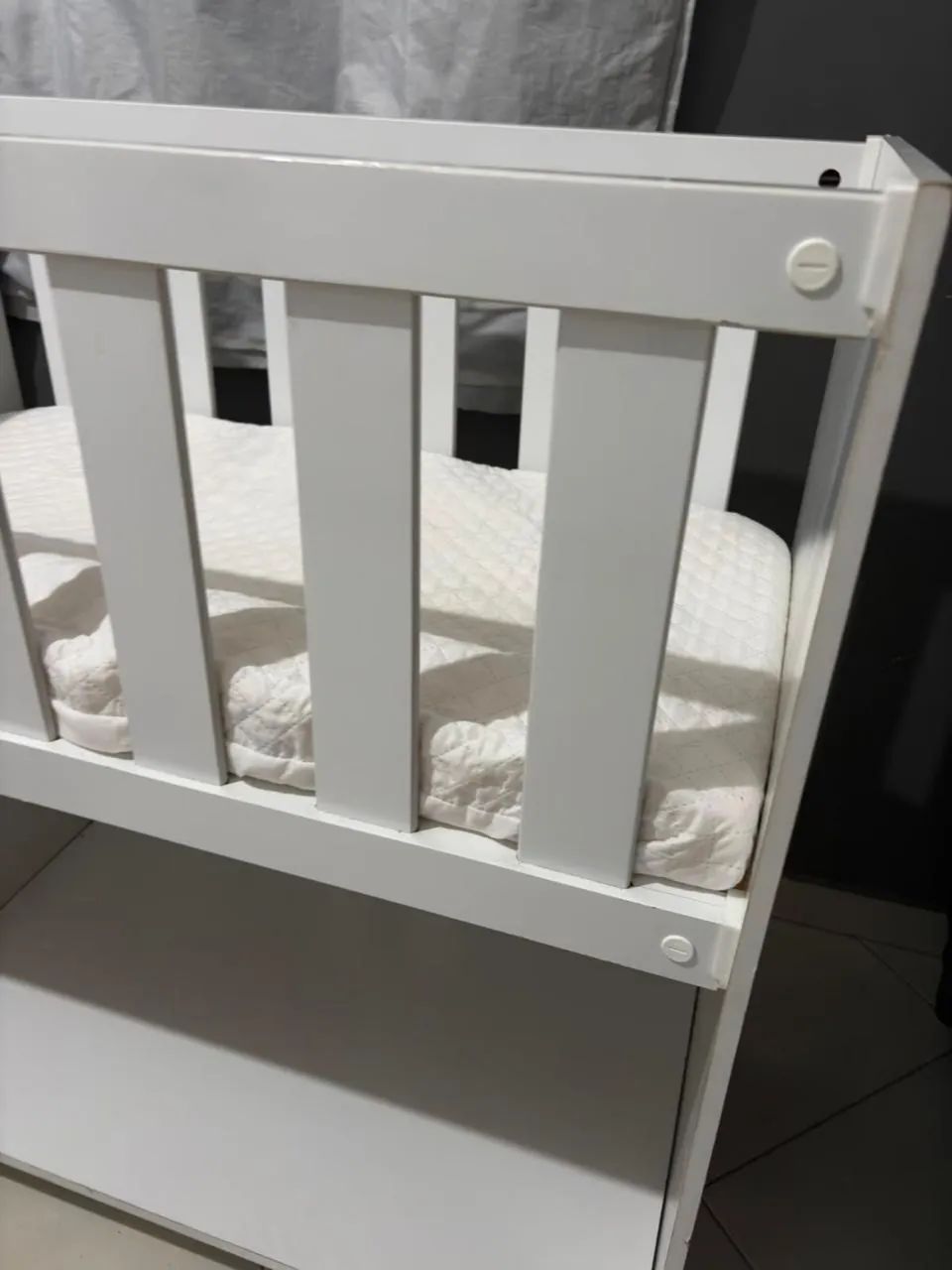 Mini Berço 100% MDF c/ colchão  - Foto 3