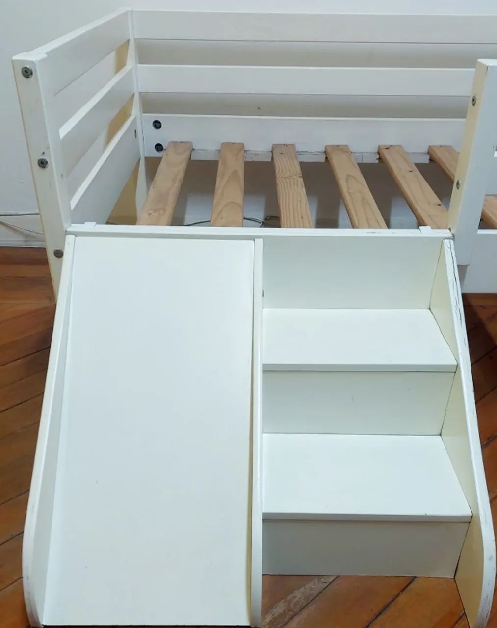 Cama de Solteiro Infantil com Kit Escadinha e Escorregador  - Foto 2