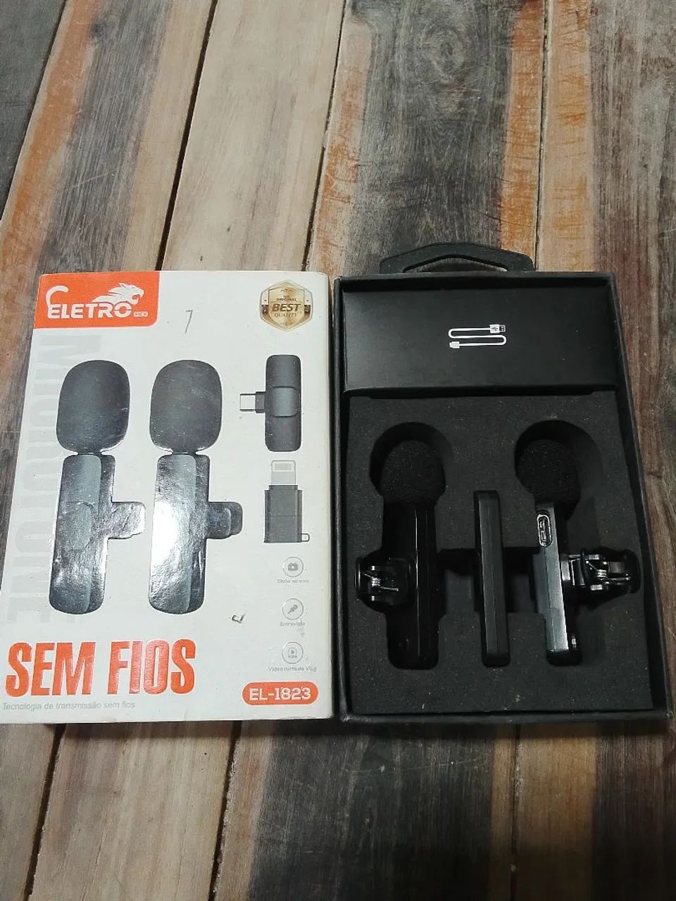 Microfone de lapela eletro - Foto 3