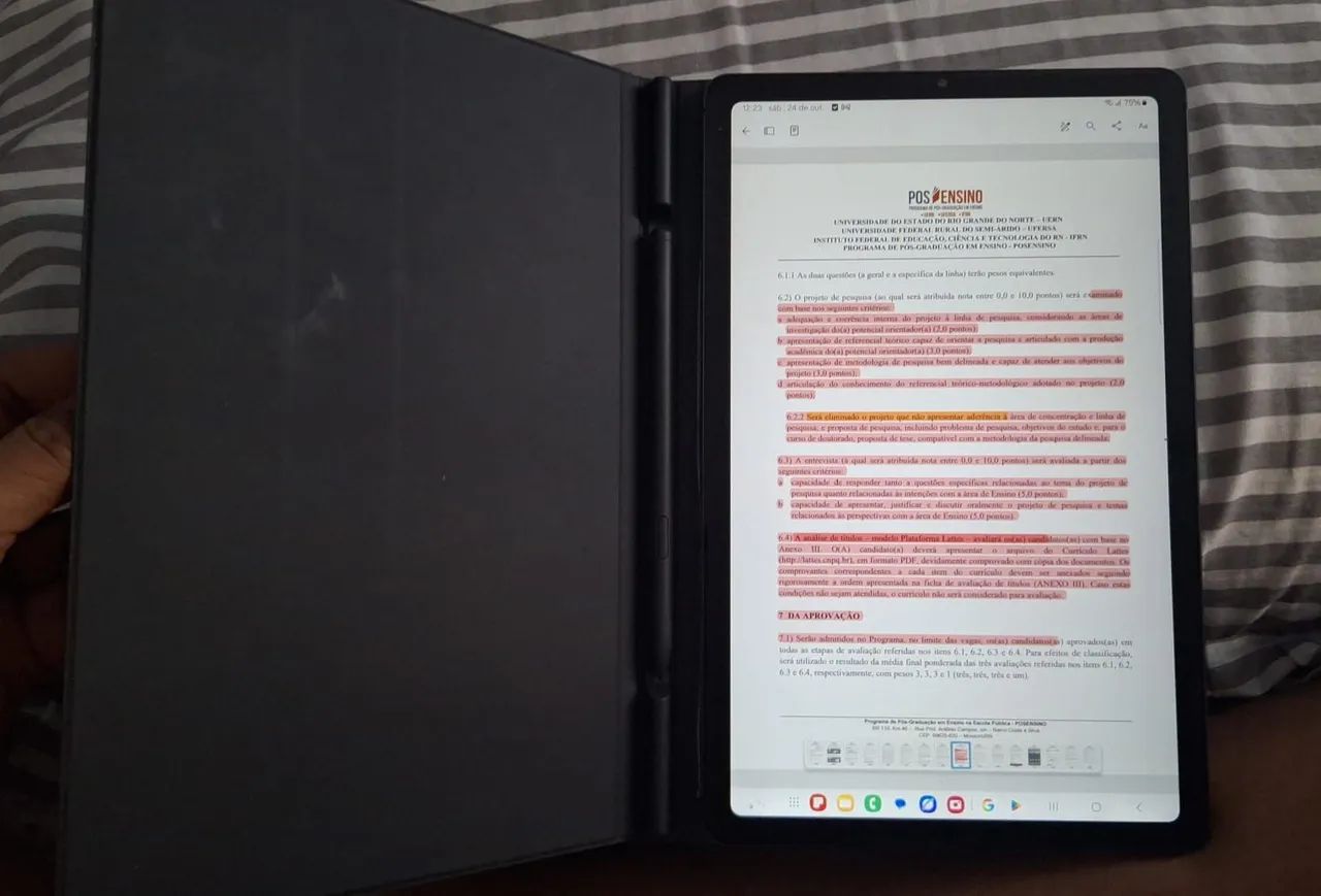 Tablet Samsung S6 Lite 128gb - Foto 3