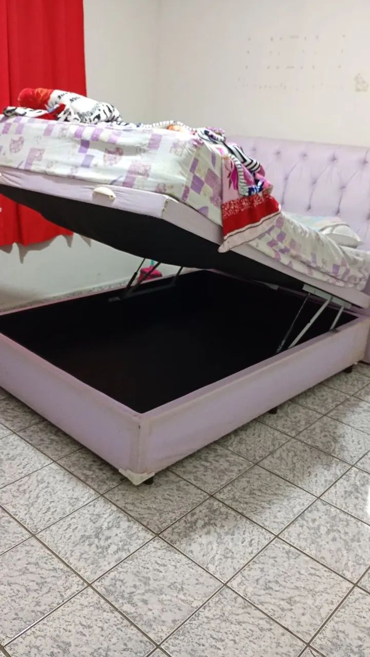 Cama box casal baú - Foto 4