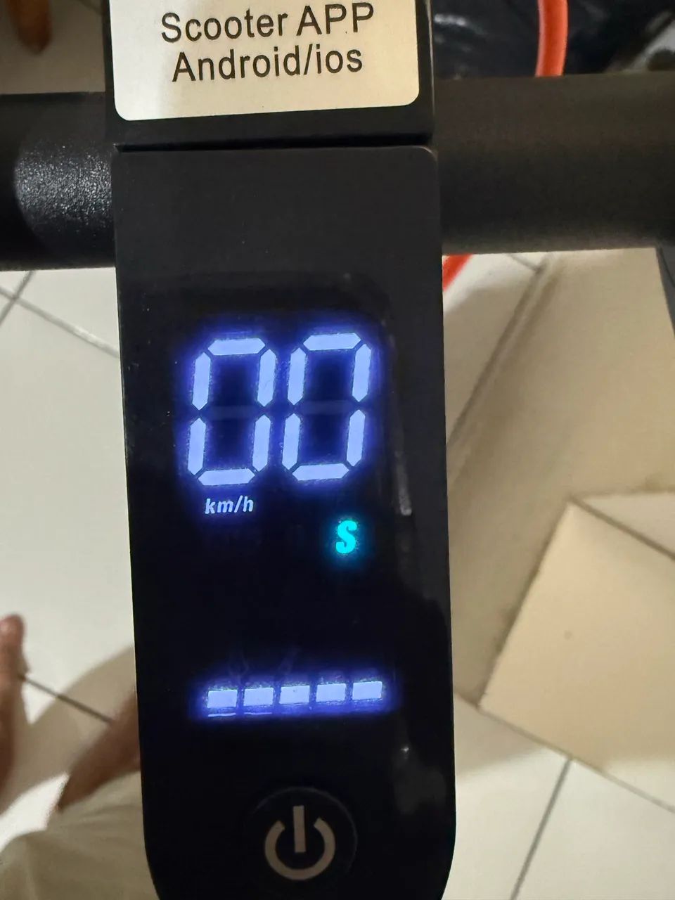 Patinete elétrico novo 