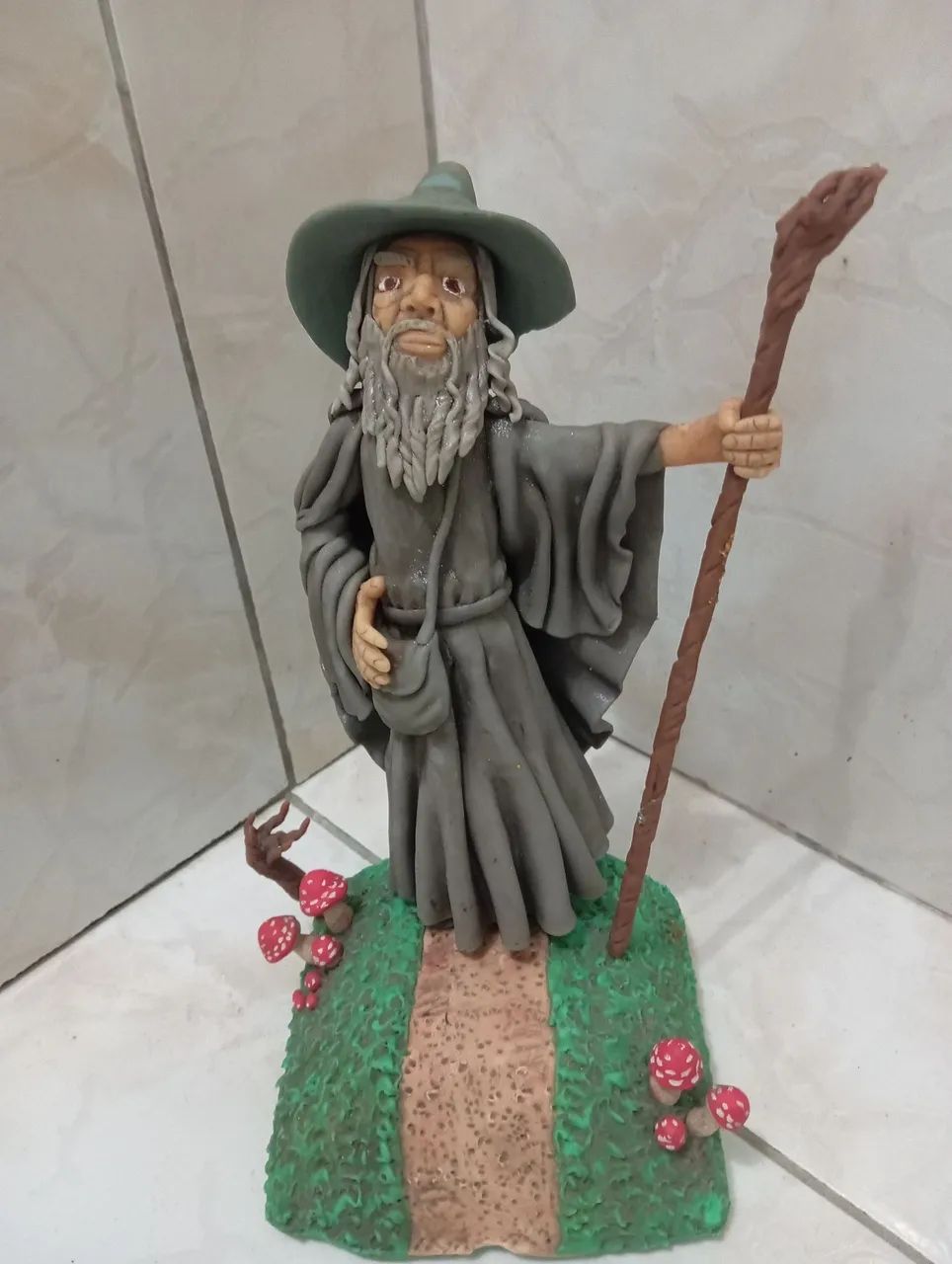 Estátua Gandalf o cinzento 