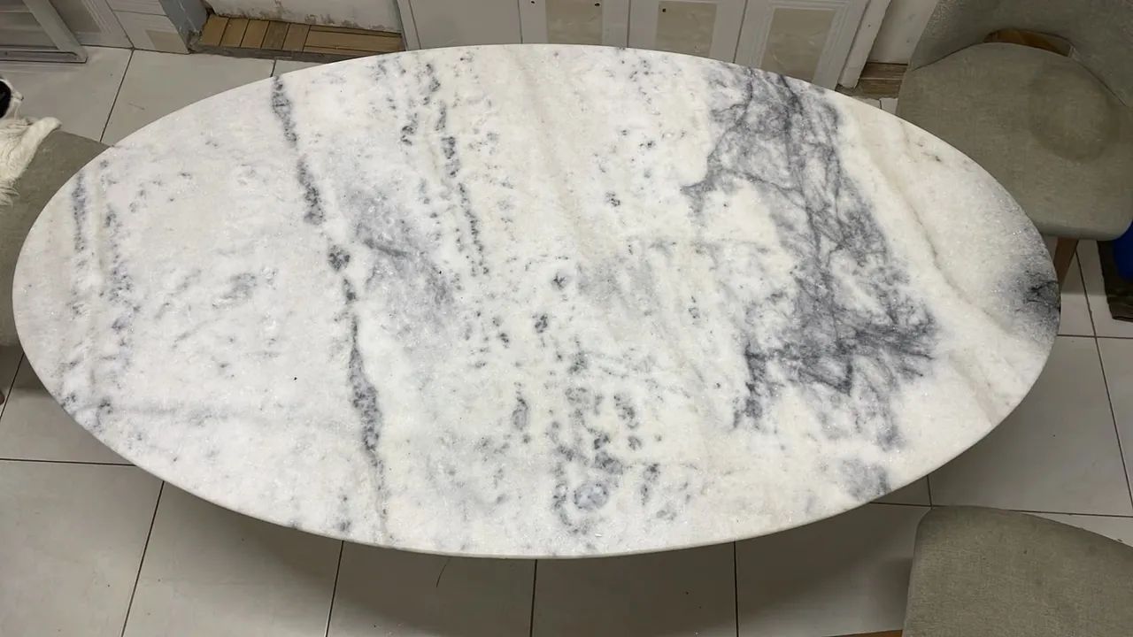 Mesa mármore oval Saarinen - Foto 3