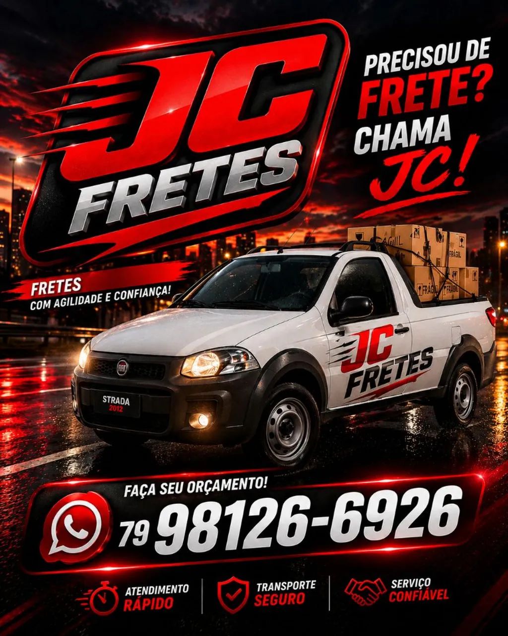 Frete e entregas 