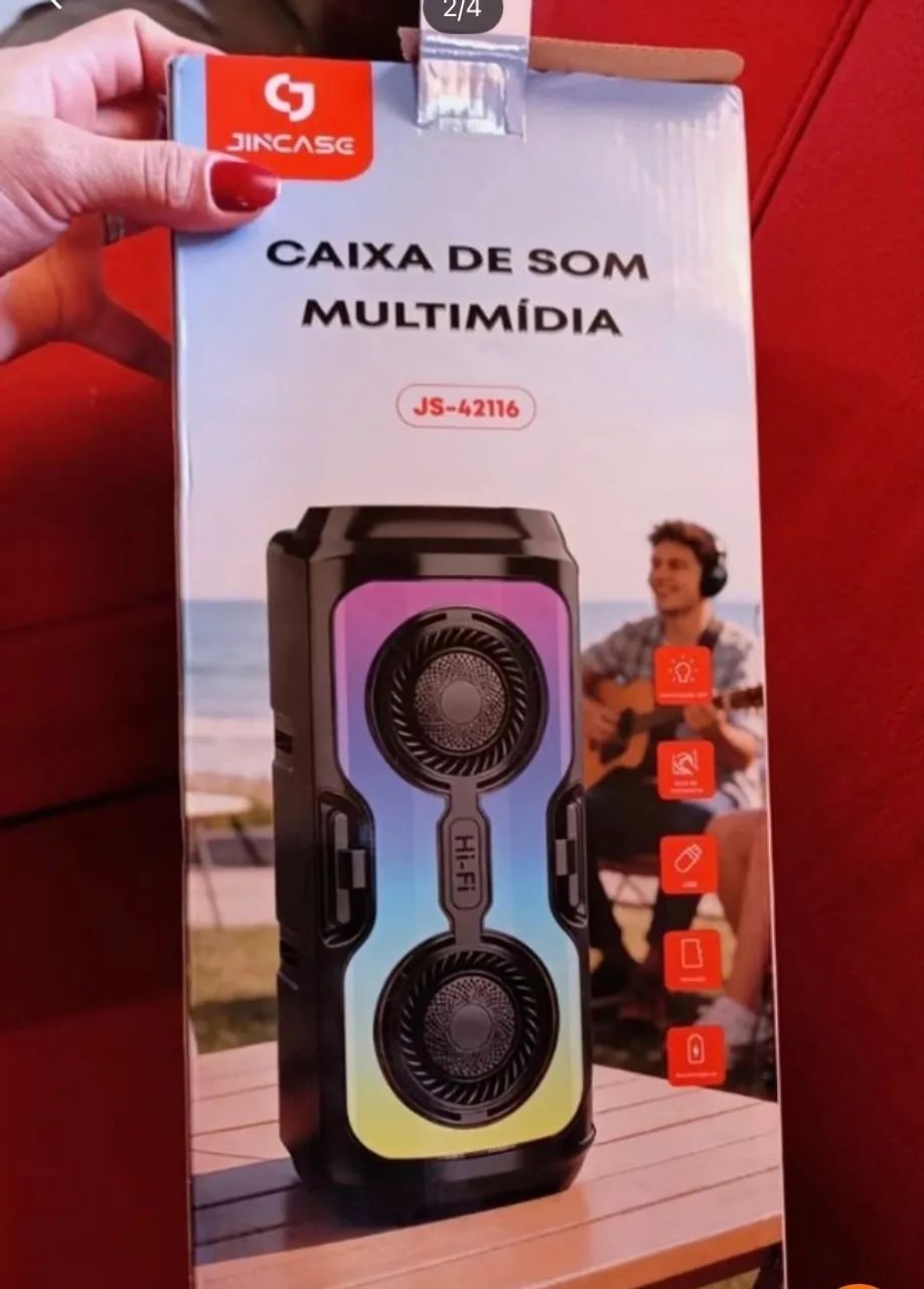 Caixa de som - Nunca foi usada!  - Foto 2
