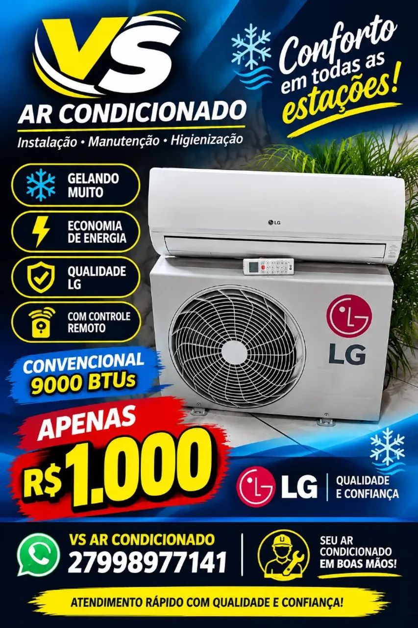 Ar condicionado LG 9000