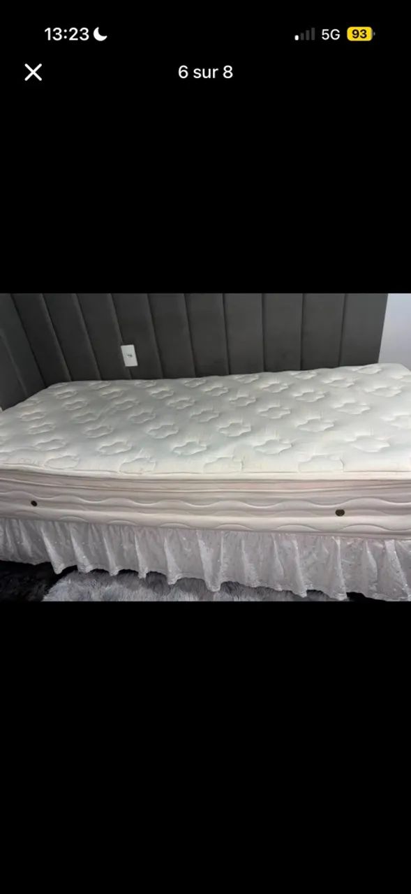 Cama de solteiro king com box + colchao - Foto 3