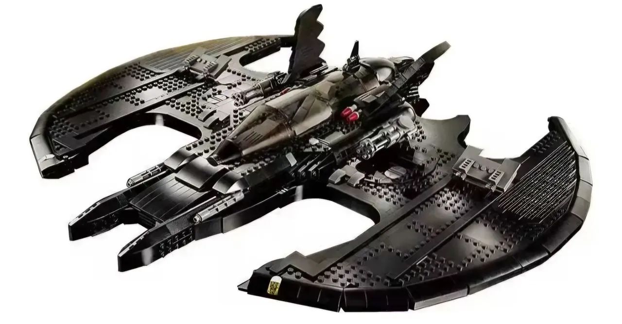 BLOCOS DE MONTAR BATMÓVEL BATMAN BATWING COM 2363 PEÇAS MODELO 76161  TIPO LEGO - Foto 5