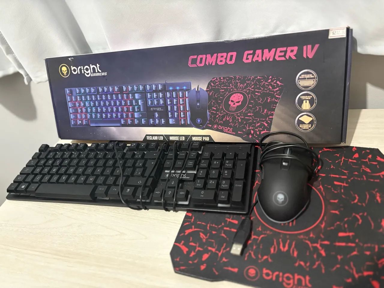 COMBO GAMER TECLADO + MOUSE 