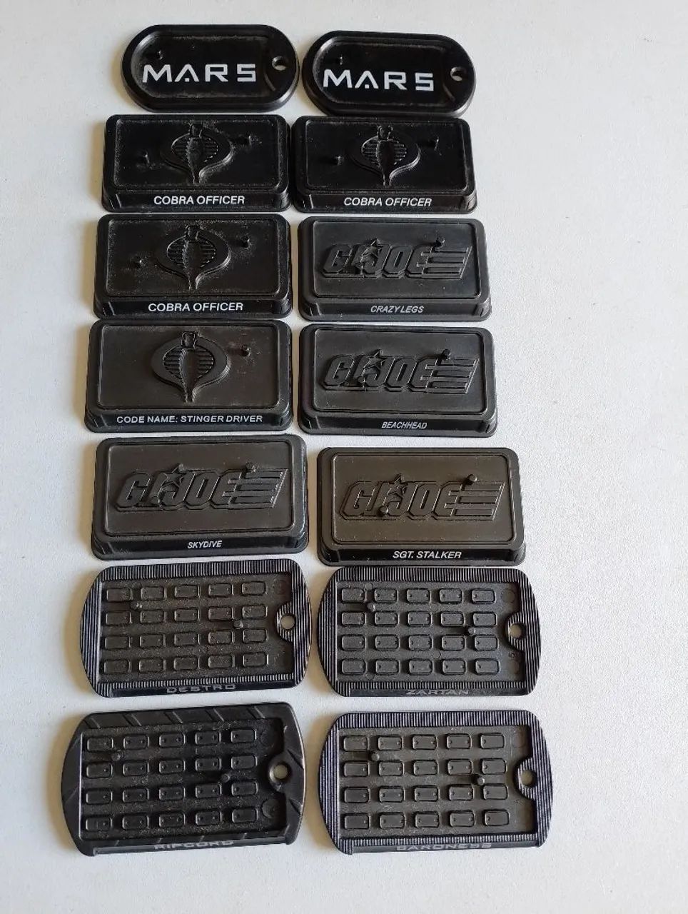 GI Joe 25th Lote de Bases Escala 3,75 