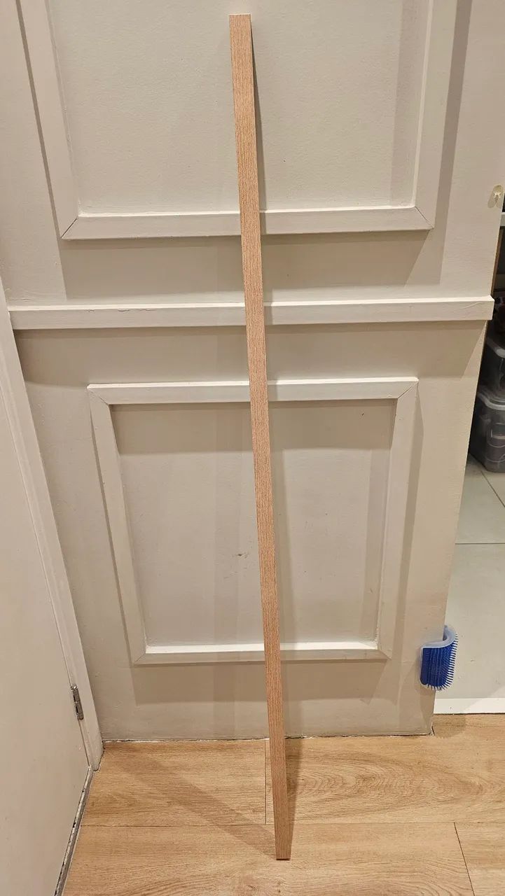 Pacote com 6 ripas para painel ripado MDF Artena + 5 perfis - Foto 3