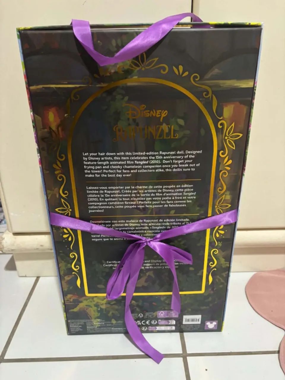 Boneca Rapunzel Disney Limitada 40cm - Foto 4