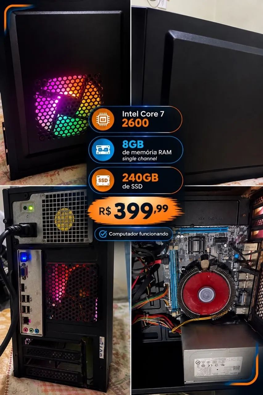 PC para uso diário e jogos leves