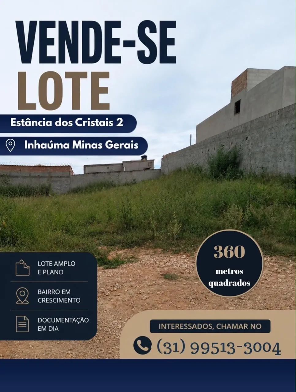 Lote 360 metros 