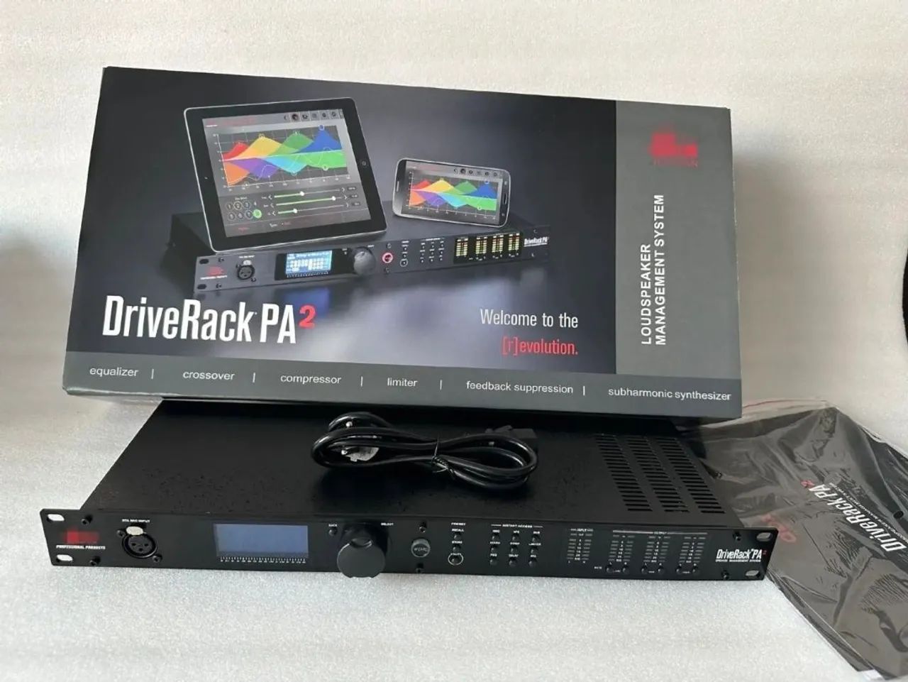 PROCESSADOR PROFISSIONAL DBX PRO RACK PA2 ZERADO - Equipamentos e