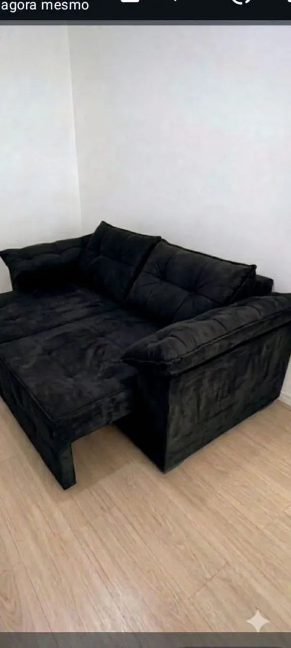 Sofá retrátil 1 90m pronta entrega  ,RS1.390,00 no pix  contato *)