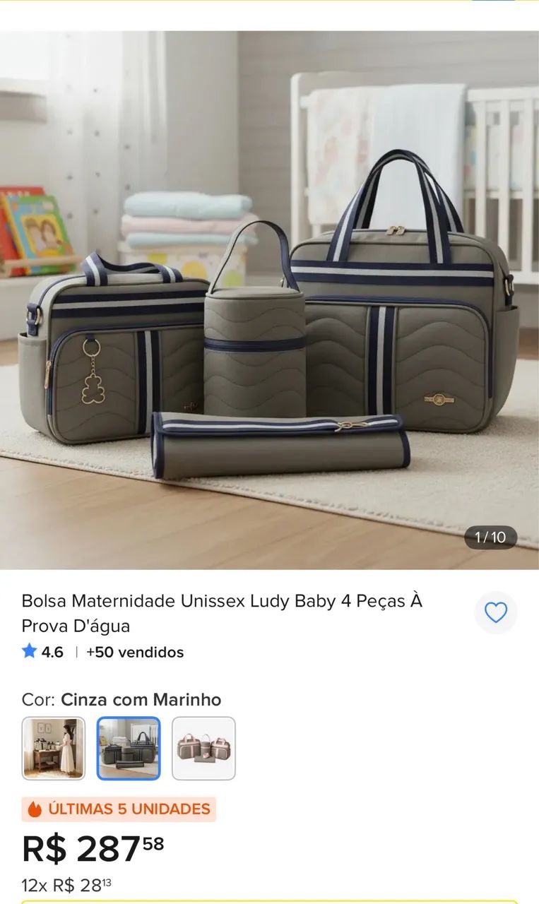 Bolsa Maternidade Menino - Foto 3