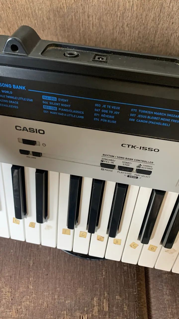 Teclado Cássio modelo CTK 1550  - Foto 4