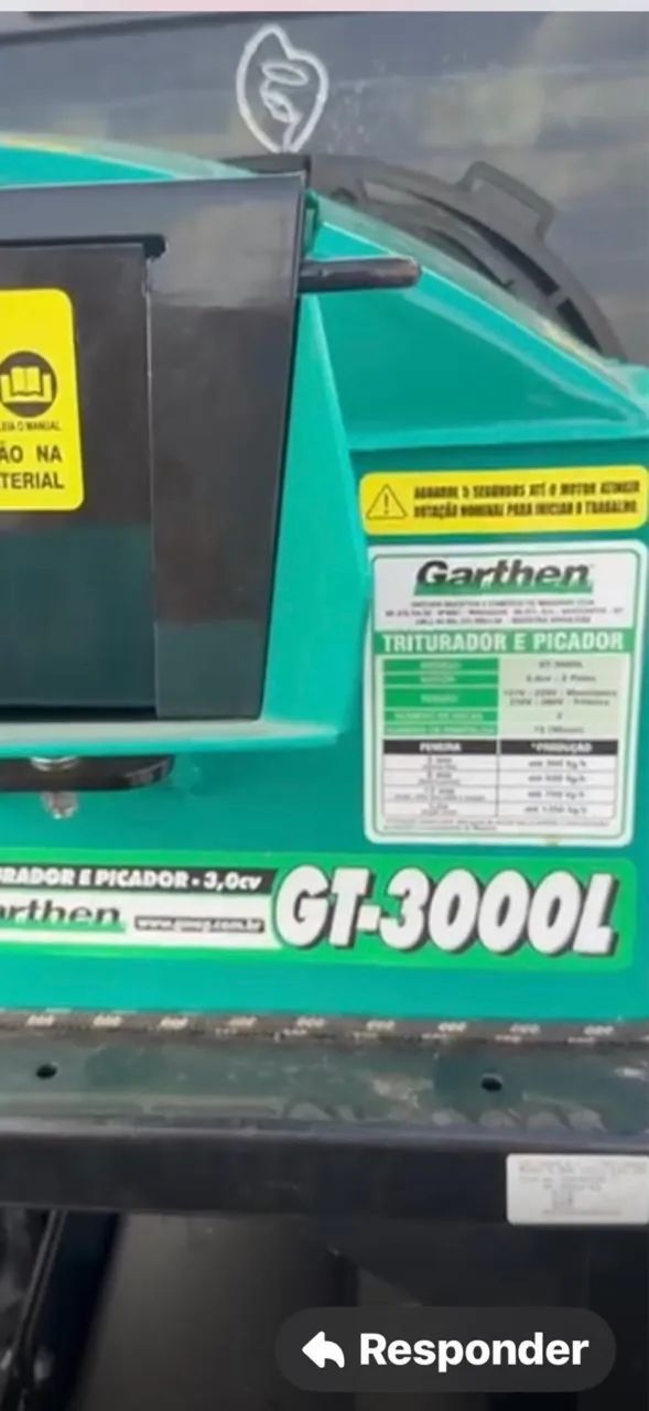 VENDE SE FORRAGEIRA GARTHEN 3000L - Foto 3