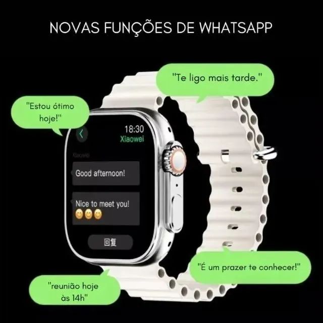 Smartwatch Ultra 4 Plus Série 10 49mm ? Lançamento 2026 + Frete Grátis DF - Foto 2