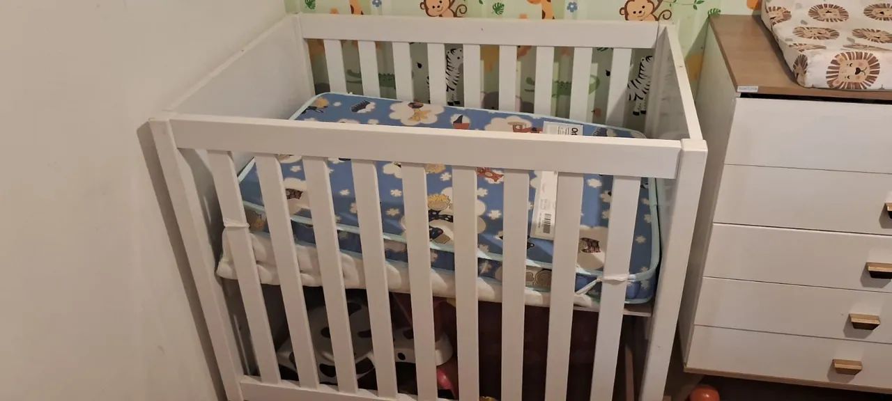 Berço Medio Amor Perfeito Divicar com Colchão  - Foto 5