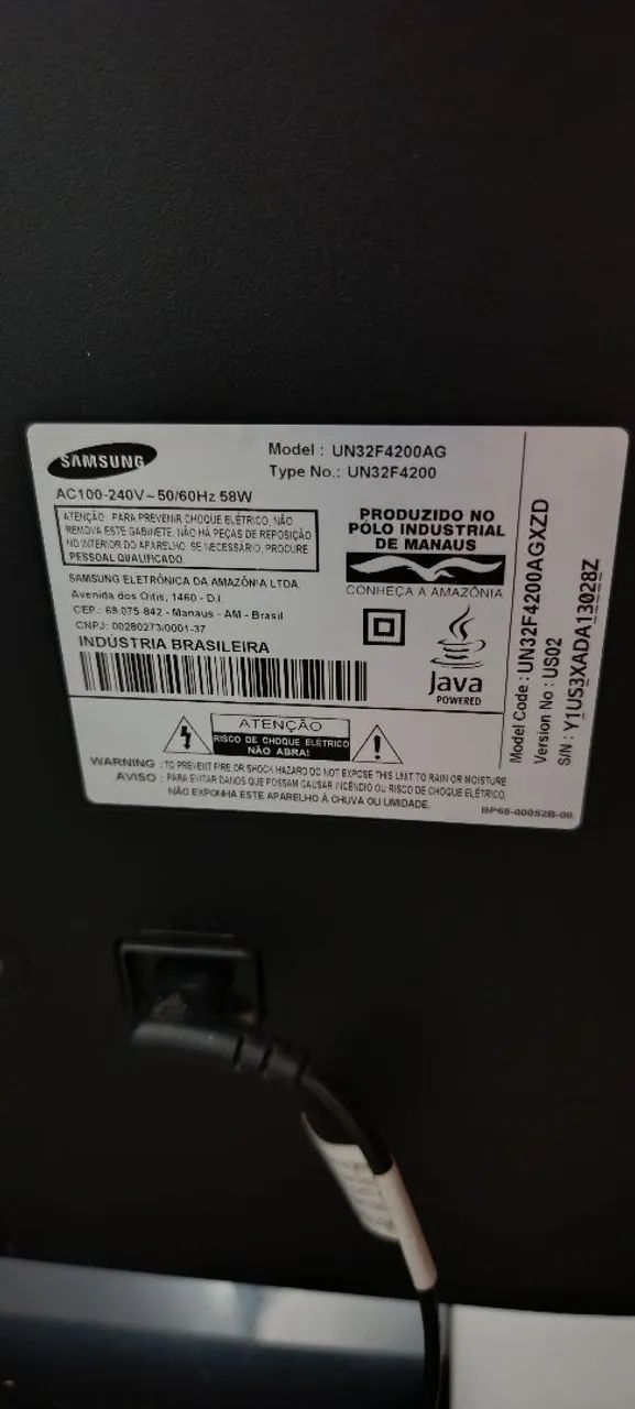 Samsung UN32F4200AG é uma TV LED de 32 polegadas com resolução HD modelo UN32F4200AG - Foto 3