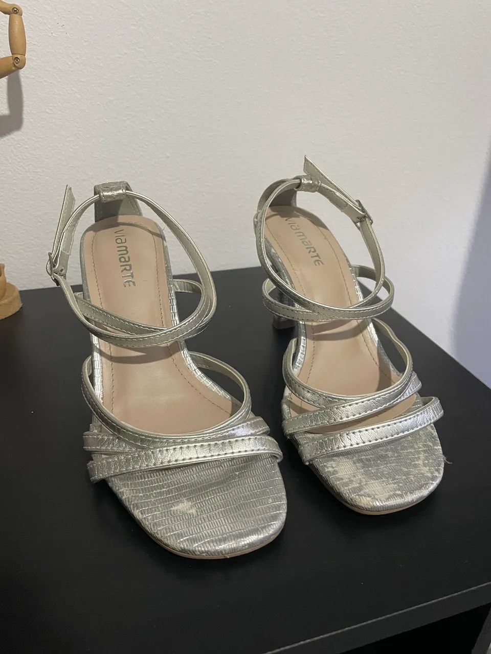 Sandalia via marte prata - Foto 3
