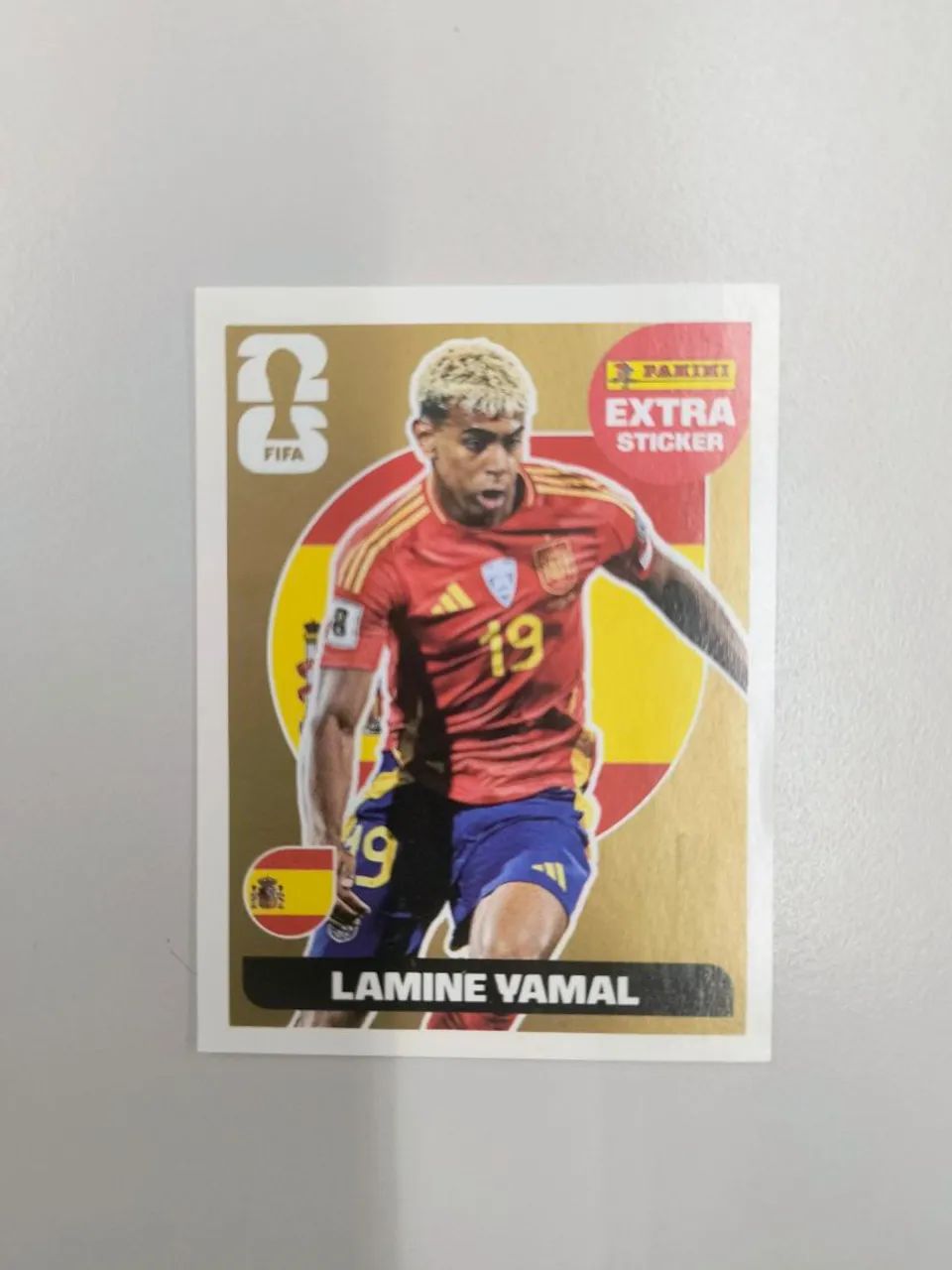 Figurinha Legend Yamal Dourada 