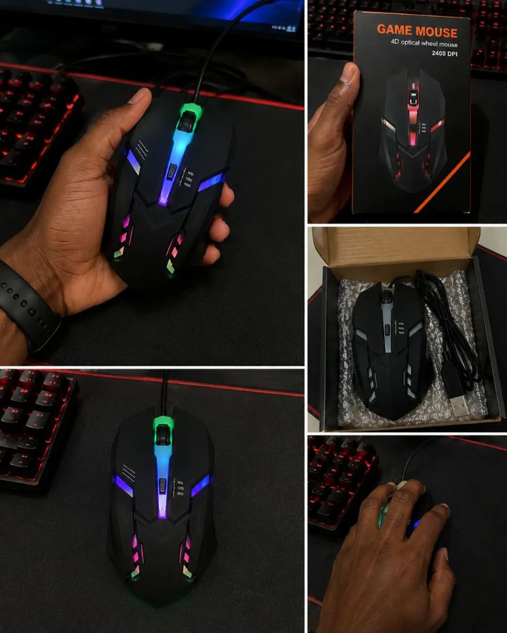 Mouse anatômico 