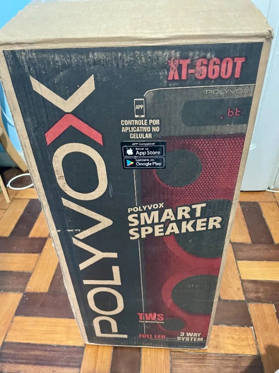 Caixa de Som Torre Polyvox XT-660T Bluetooth - 800W RMS Amplificada - Foto 2