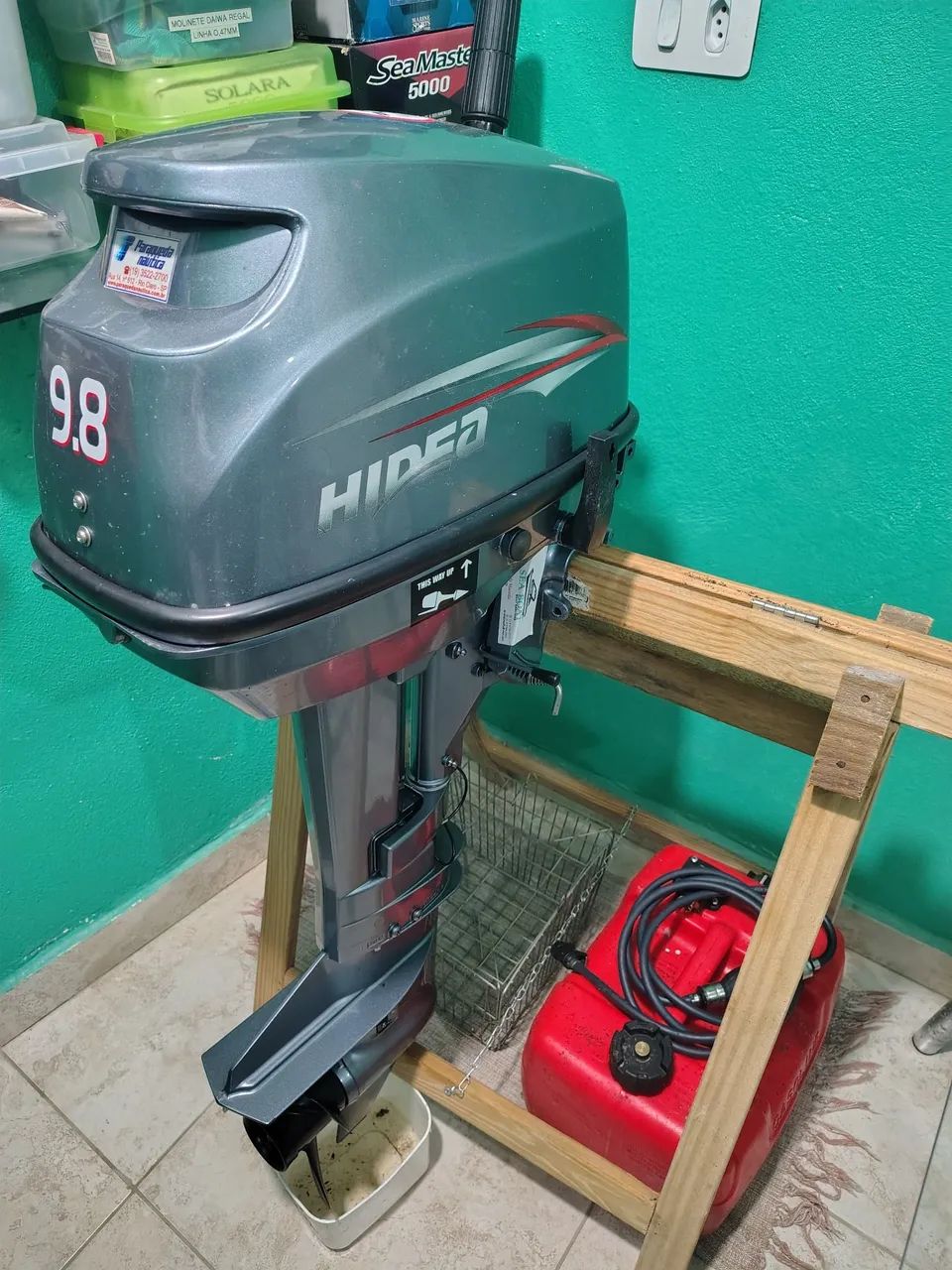 Motor de popa - hidea 9,8 hp - Foto 2
