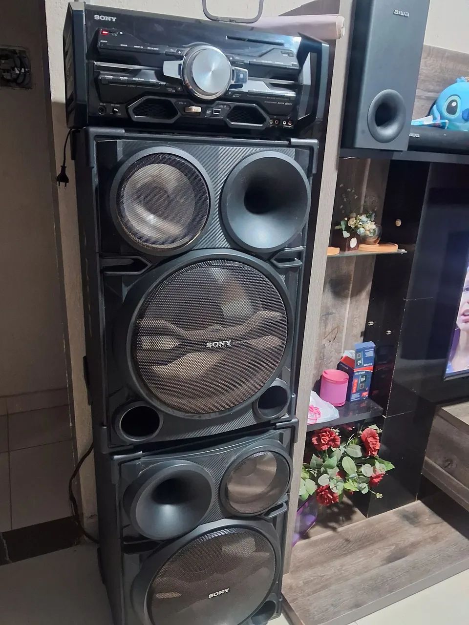 Som Sony potência e qualidade 